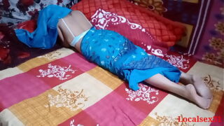 Blue Saree Sexy Big Ass Aunty With Lover Doggy Style Sex Vidio