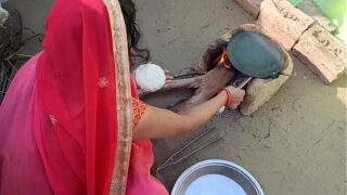 Indian Aunty With Nephew Standing Doggy Style Fucked In Outdoor