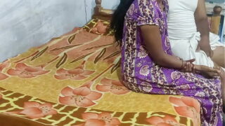 Indian Tamil Beautiful Aunt Comes at Night for Fucking By Nephew