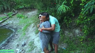 Punjabi Village Beautiful Aunty Hard Ass Fucking In Outdoor